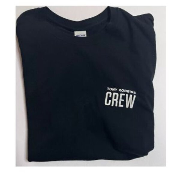 Tony Robbins T-Shirt Crew Men's Size Large We Ignite Inspire Liberate Black SS - Picture 4 of 6